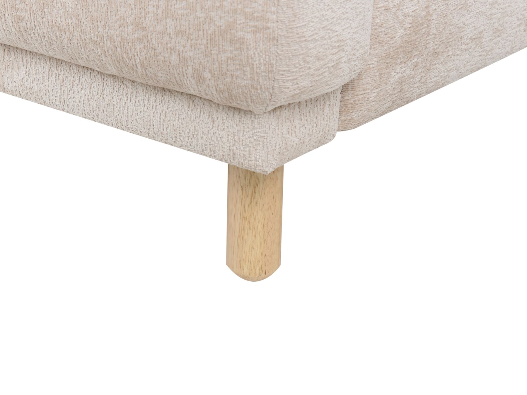 3 Seater Boucle Sofa Beige TUVE