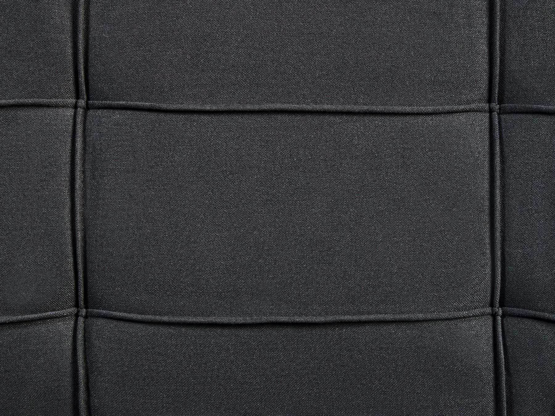 Sofa Bed RONNE Fabric Black 3 Seater