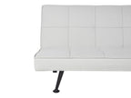 Sofa Bed HASLE Fabric Light Grey 3 Seater