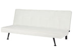 Sofa Bed HASLE Boucle White 3 Seater