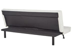 Sofa Bed HASLE Boucle White 3 Seater