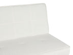 Sofa Bed HASLE Boucle White 3 Seater