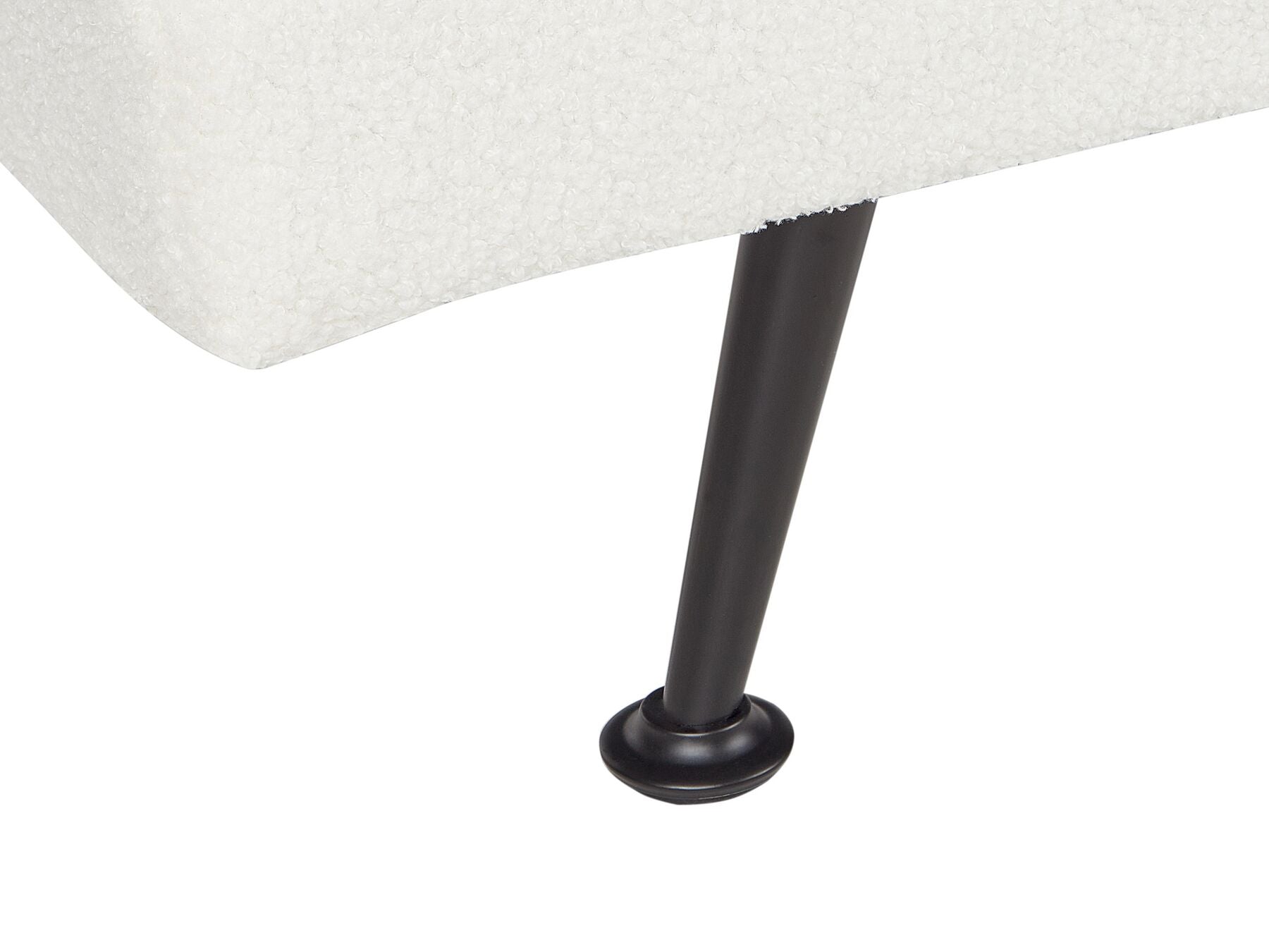 Sofa Bed HASLE Boucle White 3 Seater
