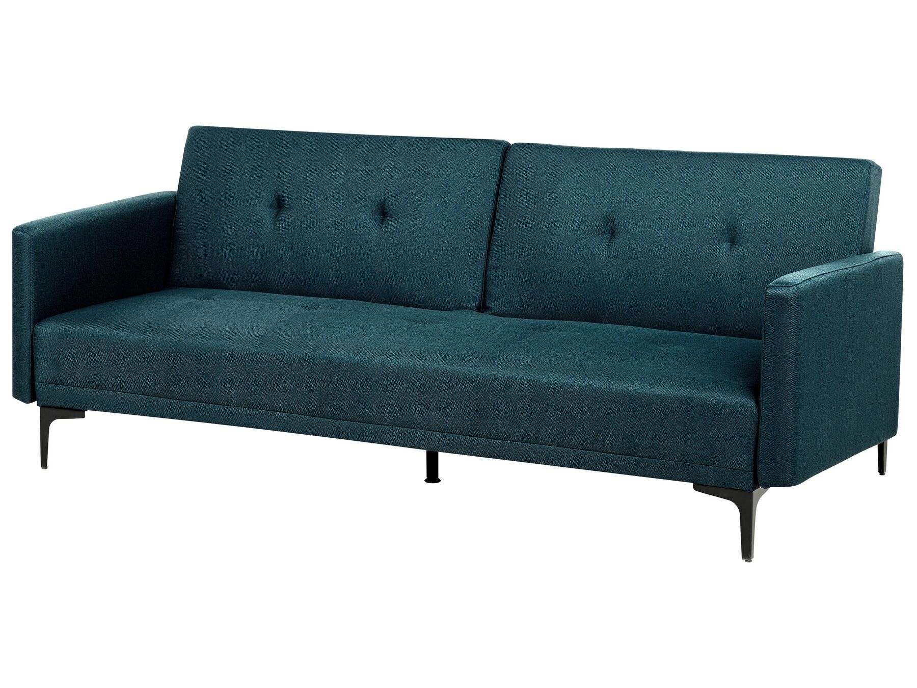 Sofa Bed LUCAN Fabric Blue 3 Seater