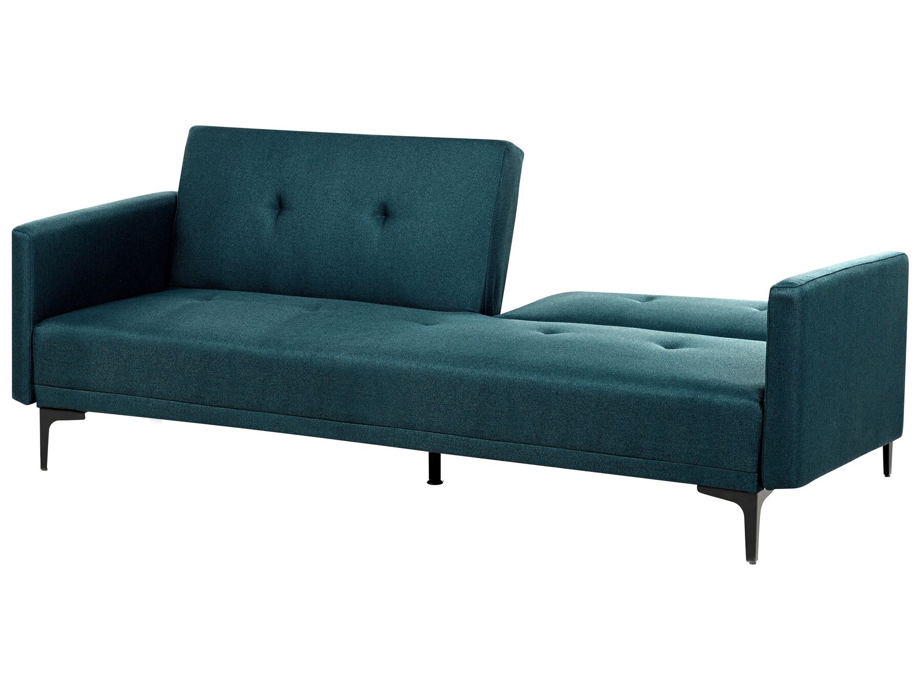 Sofa Bed LUCAN Fabric Blue 3 Seater