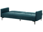 Sofa Bed LUCAN Fabric Blue 3 Seater