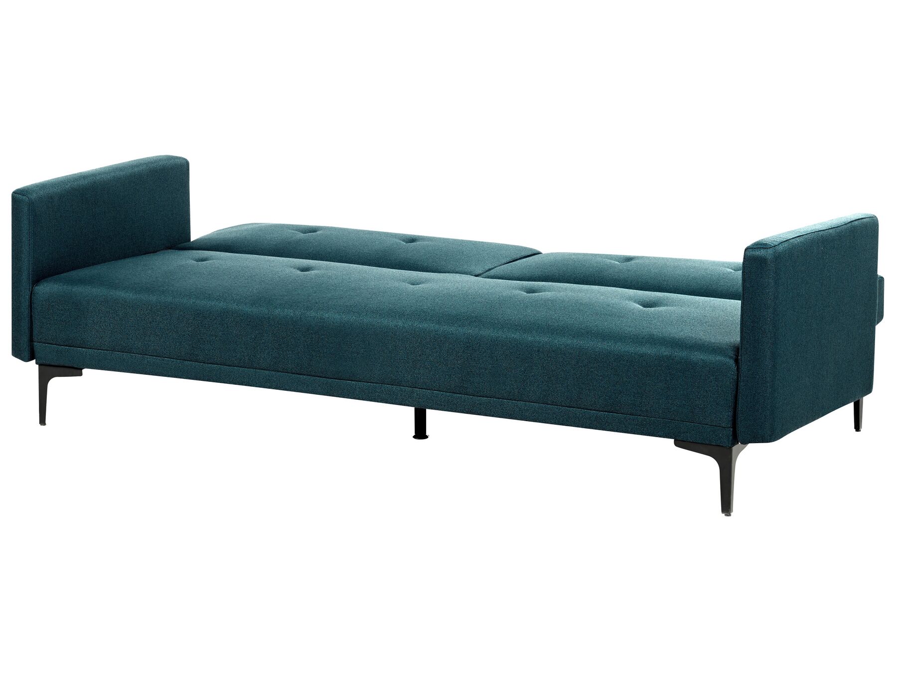 Sofa Bed LUCAN Fabric Blue 3 Seater
