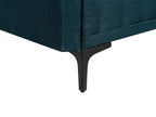 Sofa Bed LUCAN Fabric Blue 3 Seater