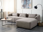 Corner Sofa SVANSELE Fabric Taupe 3 Seater Left Hand
