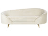 Velvet Sofa Beige