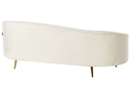 Velvet Sofa Beige SAVAR