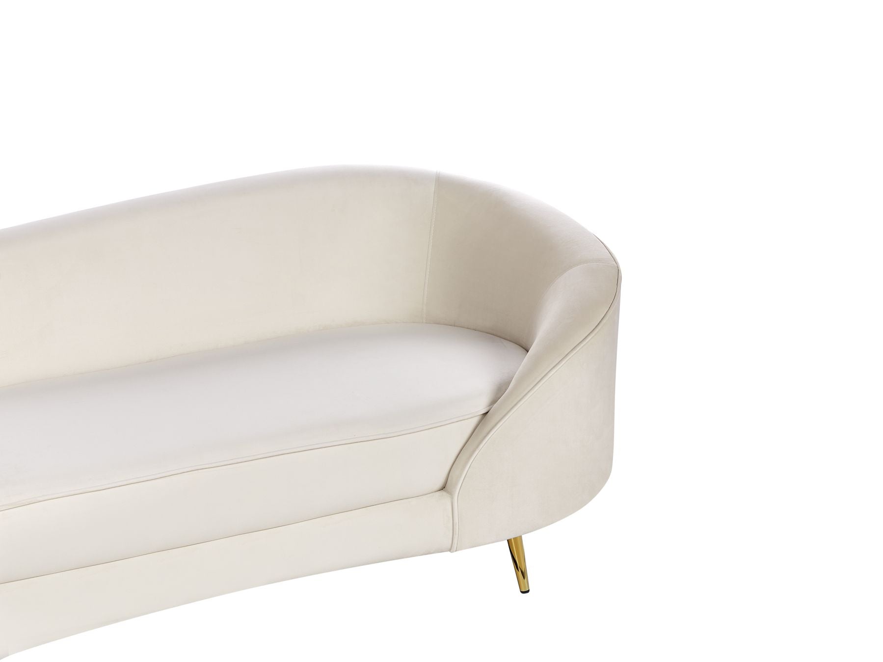 Velvet Sofa Beige SAVAR