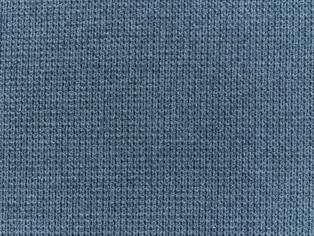 Right Hand Fabric Corner Sofa Blue GLOSLI