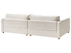 3 Seater Boucle Sofa Off-White VINSTRA
