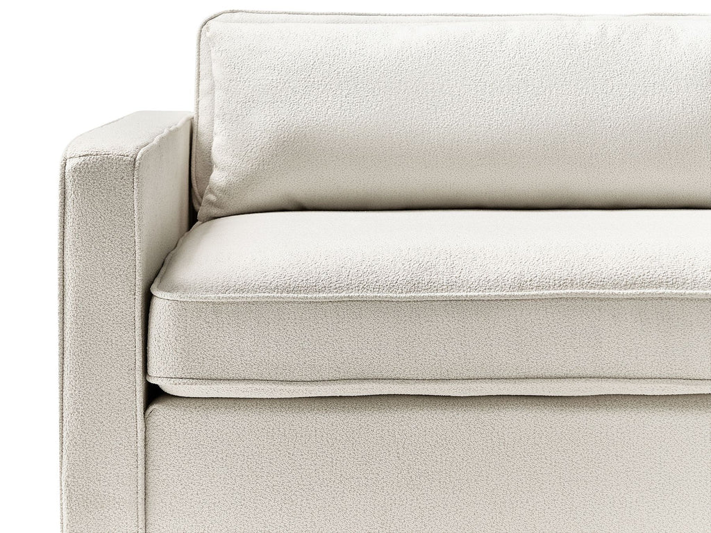3 Seater Boucle Sofa Off-White VINSTRA