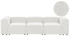 Modular Sofa FALSTERBO Corduroy Off-White 3 Seater
