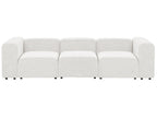 Modular Sofa FALSTERBO Corduroy Off-White 3 Seater