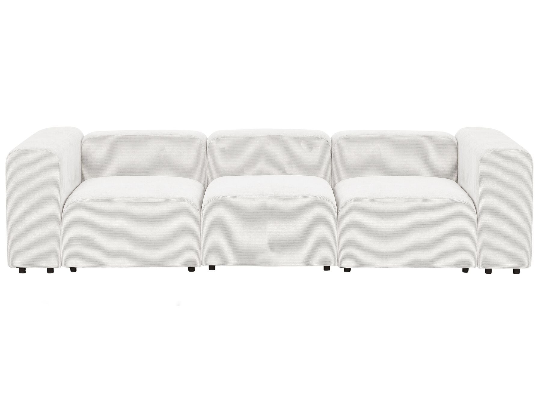 Modular Sofa FALSTERBO Corduroy Off-White 3 Seater