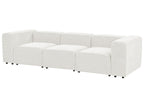 Modular Sofa FALSTERBO Corduroy Off-White 3 Seater