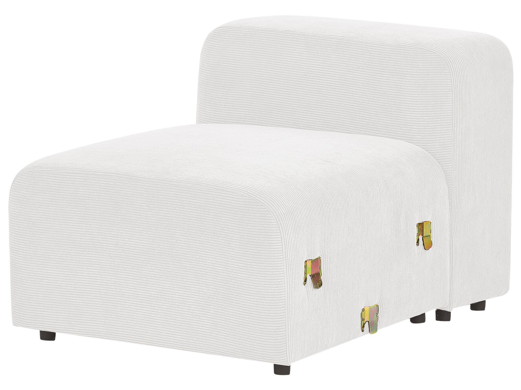 Modular Sofa FALSTERBO Corduroy Off-White 3 Seater