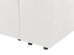 Modular Sofa FALSTERBO Corduroy Off-White 3 Seater