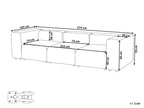 Modular Sofa FALSTERBO Corduroy Off-White 3 Seater