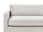 3 Seater Cord Sofa Light Grey VINSTRA