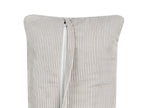 3 Seater Cord Sofa Light Grey VINSTRA