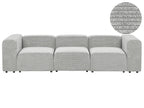 Modular Sofa FALSTERBO Corduroy Grey 3 Seater