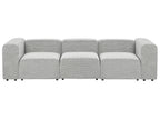 Modular Sofa FALSTERBO Corduroy Grey 3 Seater