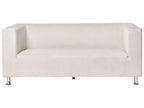 3 Seater Fabric Sofa White FLORO