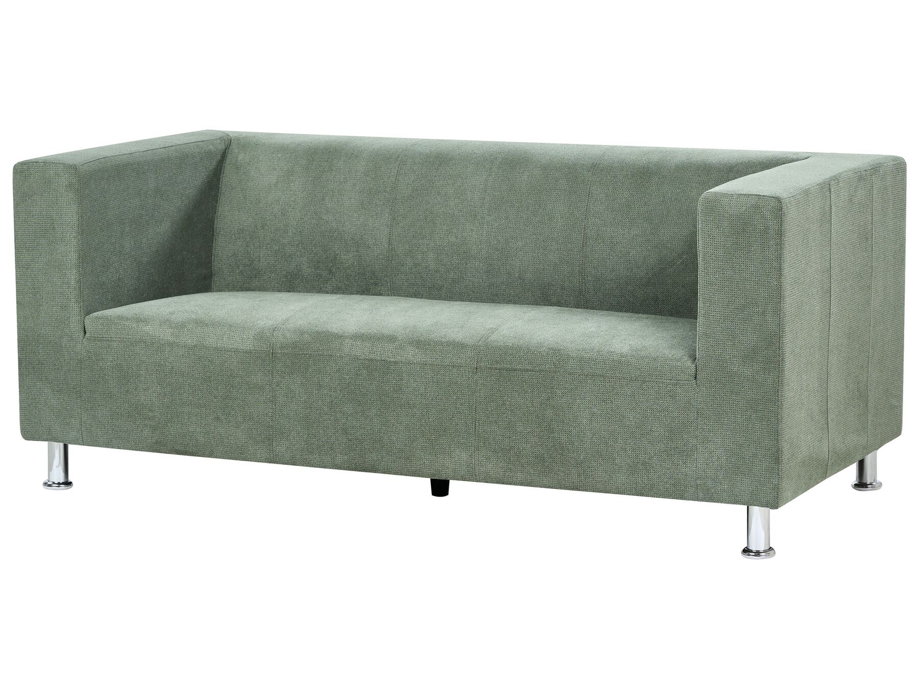 3 Seater Fabric Sofa Green FLORO