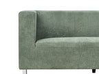 3 Seater Fabric Sofa Green FLORO