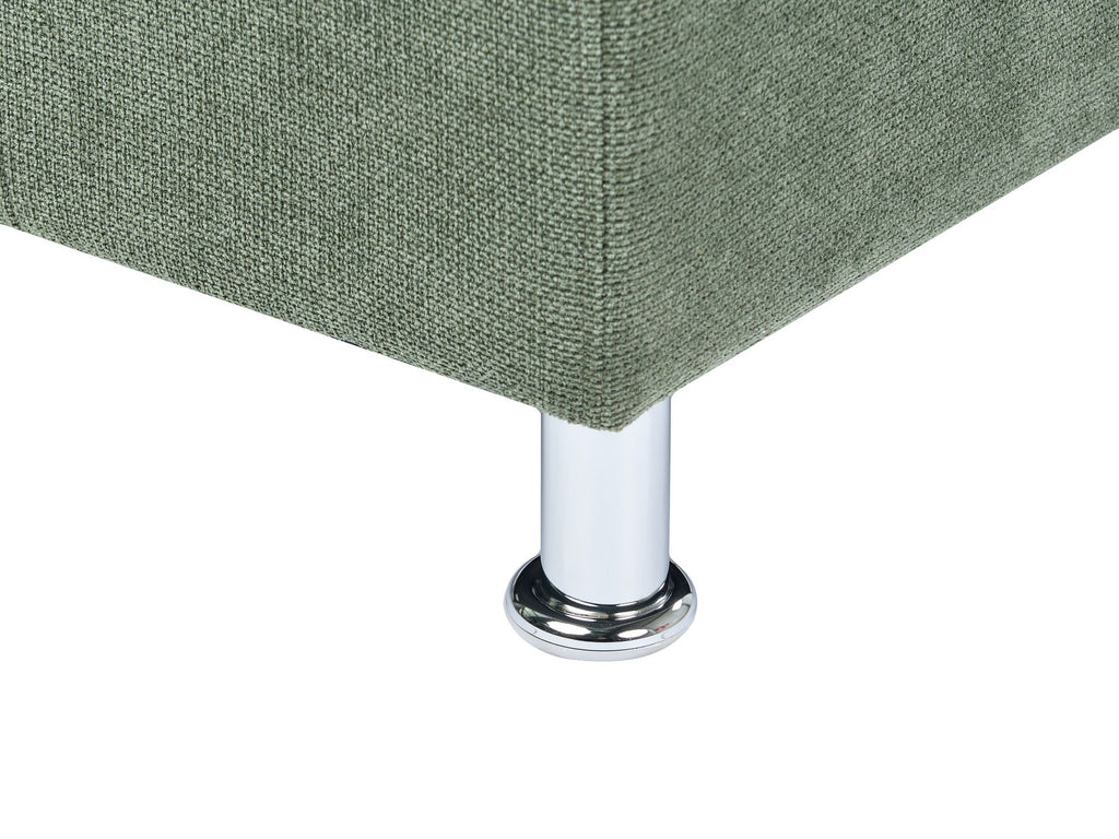 3 Seater Fabric Sofa Green FLORO