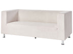 3 Seater Fabric Sofa White FLORO