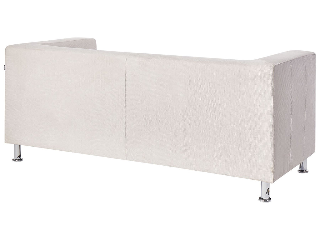 3 Seater Fabric Sofa White FLORO