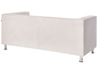 3 Seater Fabric Sofa White FLORO