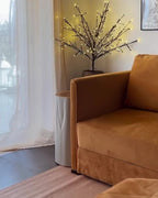 Sofa Bed EKSJO Velvet Mustard with Storage 3 Seater
