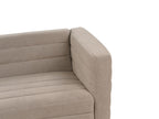 2 Seater Fabric Sofa Taupe HOFN