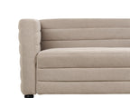 3 Seater Fabric Sofa Taupe HOFN