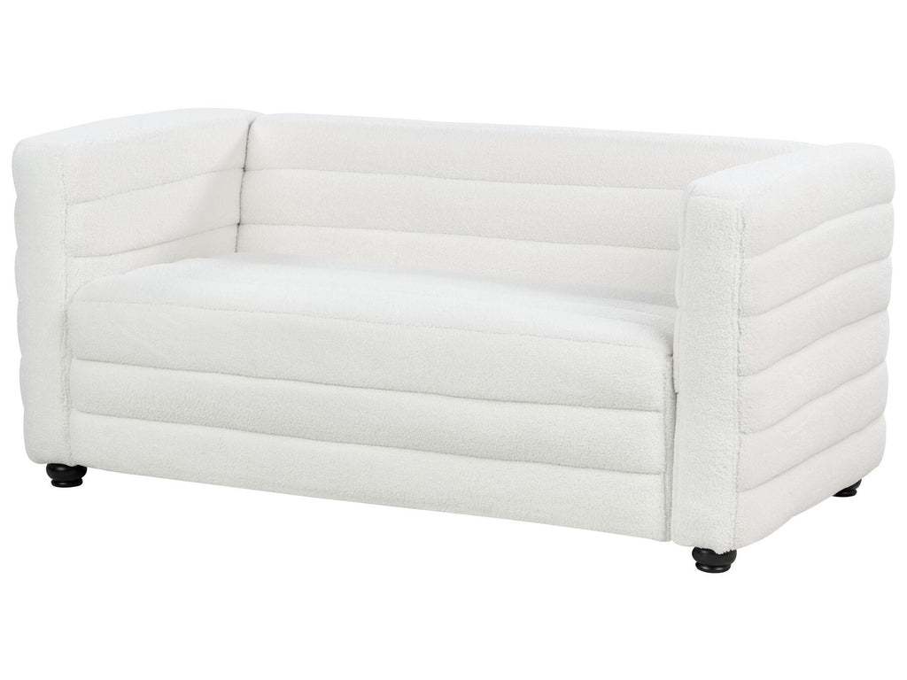 2 Seater Boucle Sofa Off-White HOFN