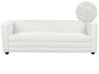 3 Seater Boucle Sofa Off-White HOFN