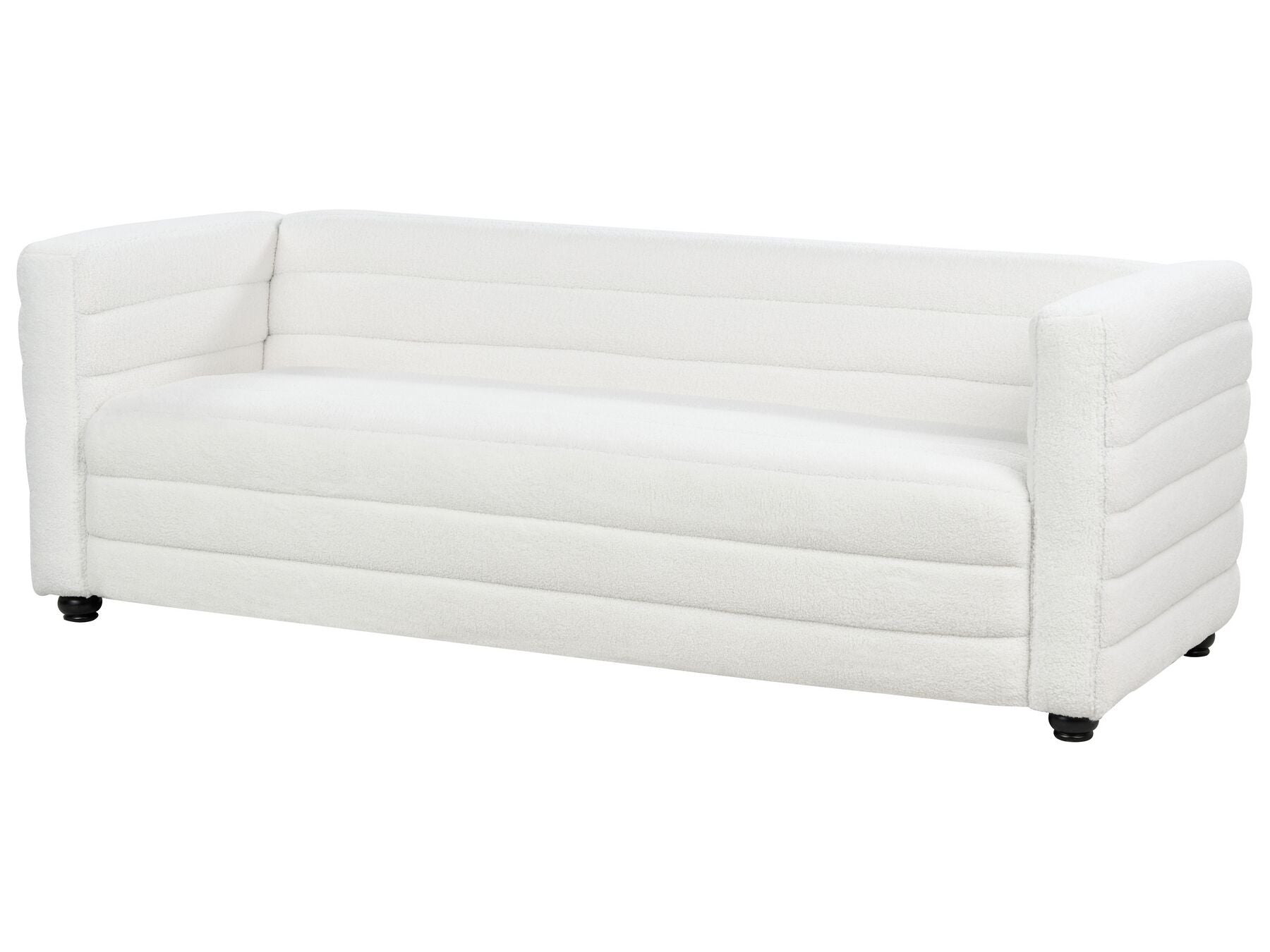 3 Seater Boucle Sofa Off-White HOFN