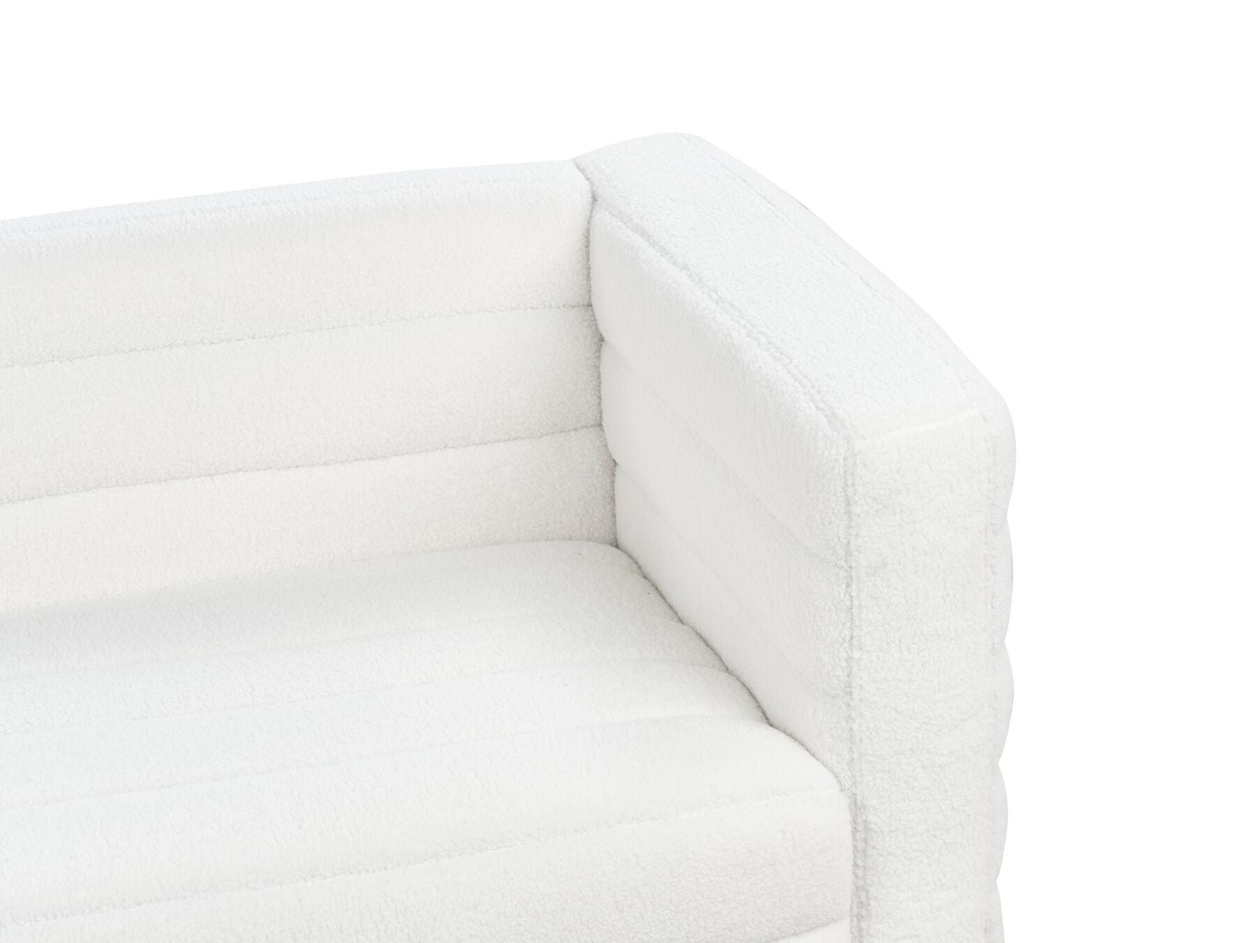 3 Seater Boucle Sofa Off-White HOFN