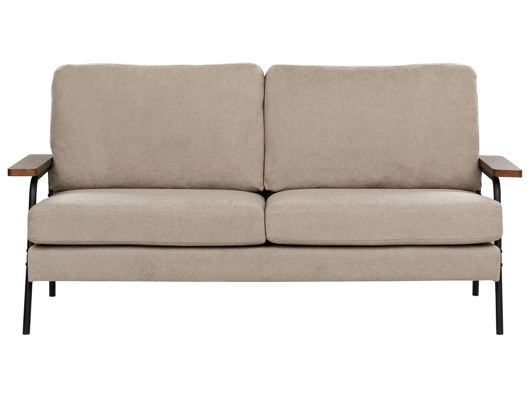 Fabric Sofa Taupe AKRANES
