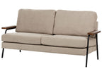 Fabric Sofa Taupe AKRANES