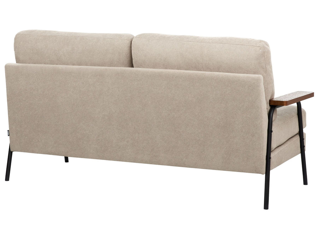 Fabric Sofa Taupe AKRANES
