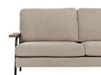 Fabric Sofa Taupe AKRANES