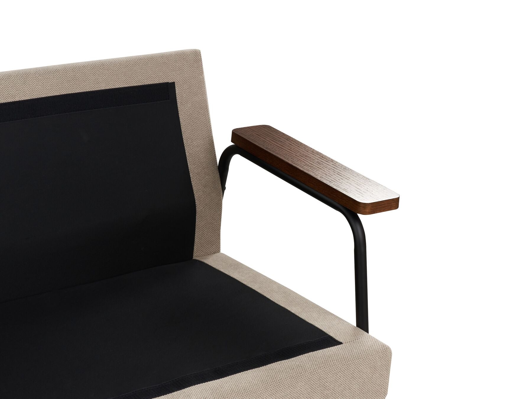 Fabric Sofa Taupe AKRANES