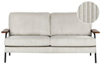 Corduroy Sofa Grey AKRANES